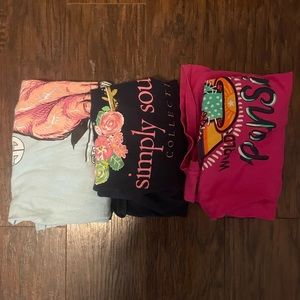 ( 5 for 15 bundle) Simply Southern womens t shirt lot